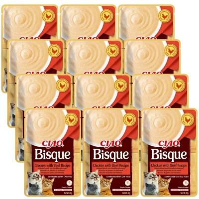 Ciao Bisque Krémová polévka Kuře a Hovězí 12 x 40 g
