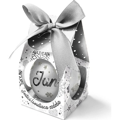 Nekupto Vánoční koule se jménem Jan svítící skleněná 5,8 cm – Zbozi.Blesk.cz