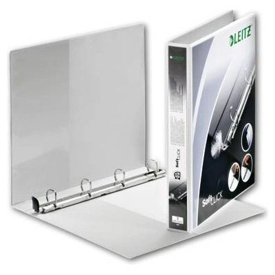 Leitz Prezentačný zakladač krúžkový Softclick Maxi A4 3,5 cm biely