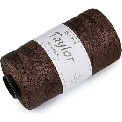 Nylonová pletací příze Taylor 250 g Varianta: 13 hnědá tmavá, Balení: 1 ks 58990/151352/279730