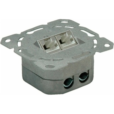 Roline Розетка Roline 25.99. 8490, за стенен монтаж, 2x RJ-45(ж), STP, Cat. 6А (25.99.8491)