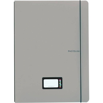 Oxybook Sešit PP A5 40l. PASTELINI šedá
