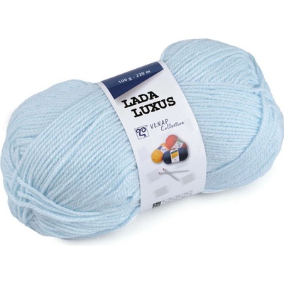Pletací příze Lada Luxus 100 g Varianta: 9 (56220) modrá světlá, Balení: 1 ks 54976/138031/254332
