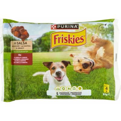 Friskies kapsičky s jahňacím mäsom a mrkvou 4 x 85 g