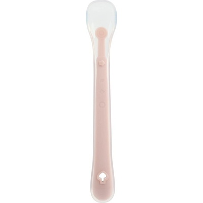 Malý Ježko Silikónová lyžička na kŕmenie s puzdrom rôzné faby Farba: Powder Pink