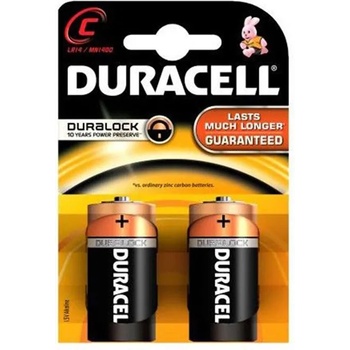 Image 1 of Duracell Алкална батерия Duracell, C, LR14, 1.5 V, 2 броя
