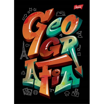 Unipap KOCKOVANÝ ZOŠIT A5 GEOGRAFICKÝ ŤAHÁK ZOŠIT