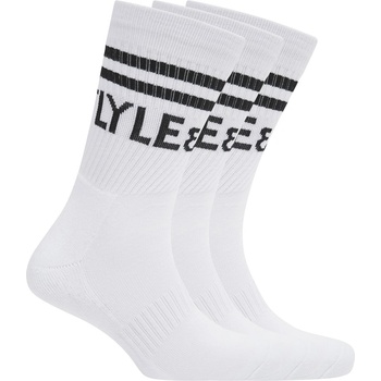 Lyle and Scott Чорапи Lyle and Scott Lyle 3P Tubular Sock Sn63 - Bright White