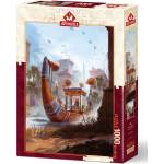 Art Puzzle Пъзел Art Puzzle от 1000 части - Великолепната ладия на фараона (5267)
