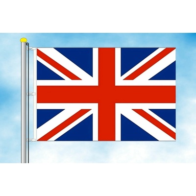 LIBEA, s.r.o. Vlajka Velké Británie Rozměr: 30×45 cm, Uchycení: Karabiny na stožár