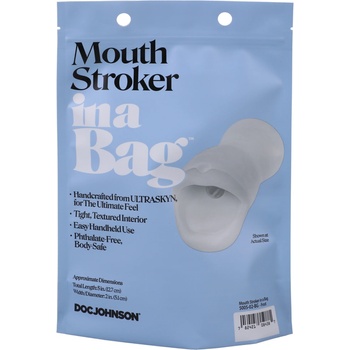 Doc Johnson in a Bag Mouth Stroker Transparent