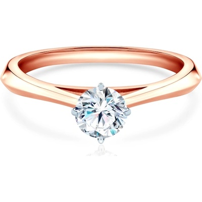 SAVICKI Годежен пръстен The Light: двуцветно злато, лабораторен диамант