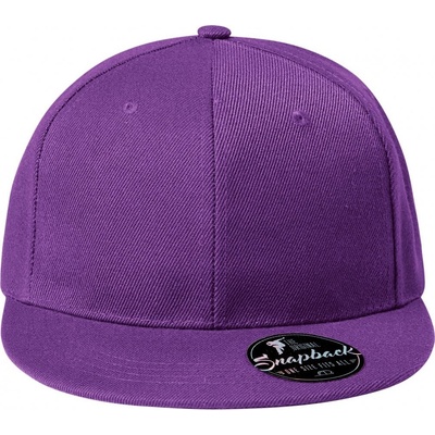 MALFINI Rap 6P s rovným kšiltem unisex 302 fialová