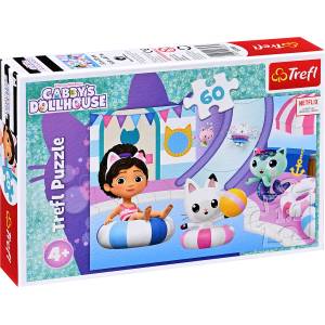 Trefl Пъзел Trefl от 60 части - Габи в басейна (17393) - baby