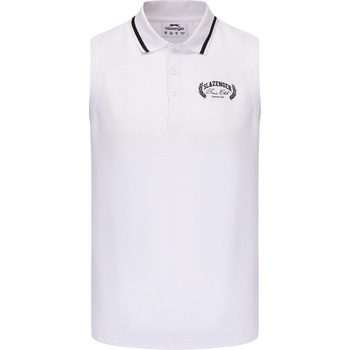 Slazenger Sleeveless Pln Polo Womens - White