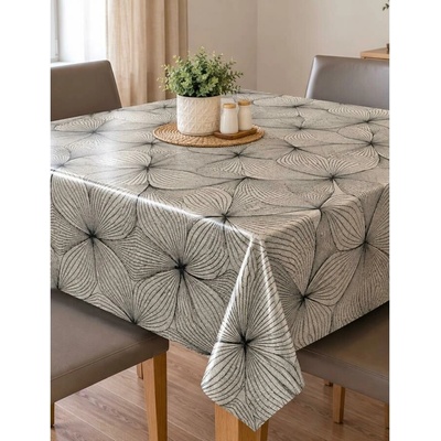 Impol Trade Obrus PVC GL1/15 okvetné lístky sivé návin 20 m x 140 cm