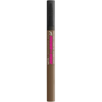 NYX Professional Makeup Zero To Brow Farebný gél na obočie 02 Ash Blonde 2 ml