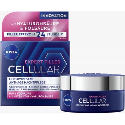 Nivea Cellular Expert Filler na noc 50 ml