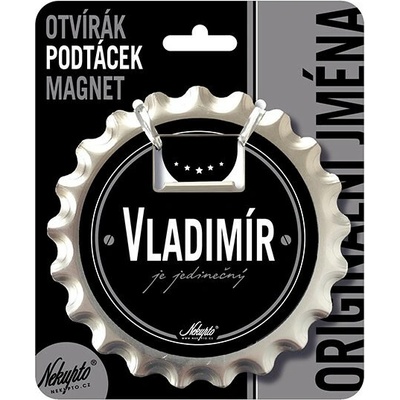 Nekupto Otvírák na pivo, podtácek - Vladimír V.I.P. NKQ