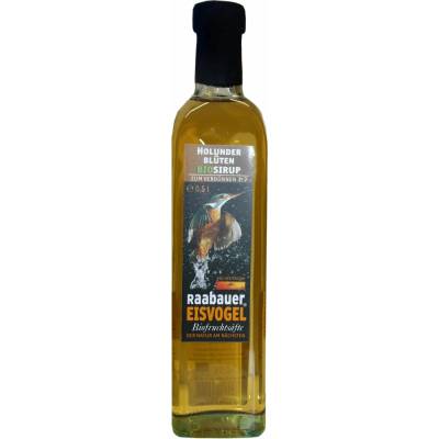 Raabauer Eisvogel Bio sirup z bezového květu 0,50 l
