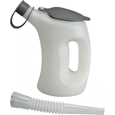 PRESSOL 07 621 Polyetylénová odměrná konev s pružným nástavcem 1 l