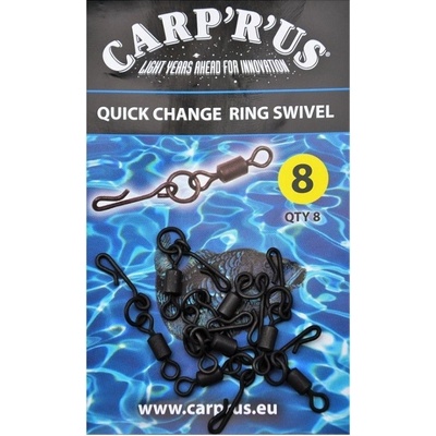 CARP´R´US Obatlíky s koužkem Ring Swivel veľ.8
