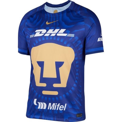 Nike Футболна фланелка Nike Pumas UNAM Away Shirt 2025 2026 Adults - Blue/Gold