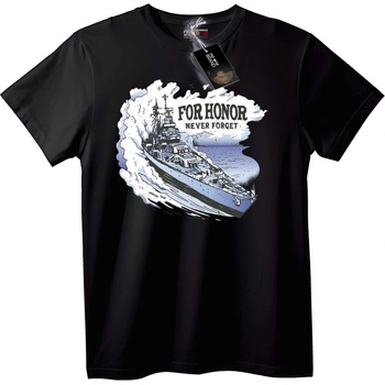 NOONEBRAND Тениска За Чест Никога Не Забравяй Кораб - 4XL, White