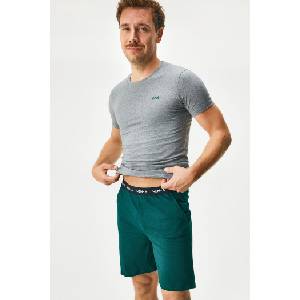 MEN-A Памучна пижама MEN-A Comfort къса (AXT_010short_pyz)