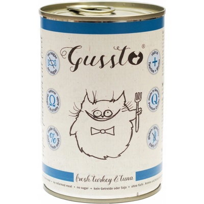 GUSSTO Cat Fresh Turkey & Tuna 400 g