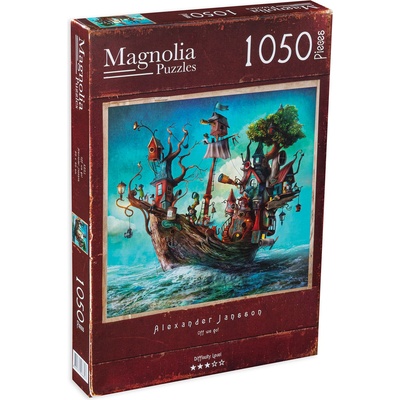 Magnolia Квадратен пъзел Magnolia от 1050 части - Приключенски кораб (4601)