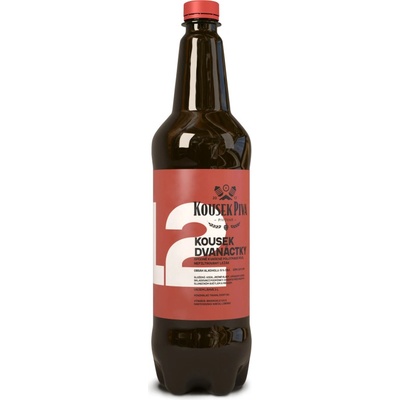 Kousek Piva Kousek Dvanáctky Polotmavé 5% 12° 1 l (pet)