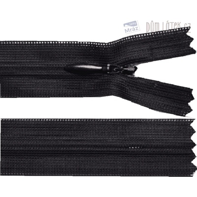Zips skrytý nedeliteľný, dĺžka 35 cm