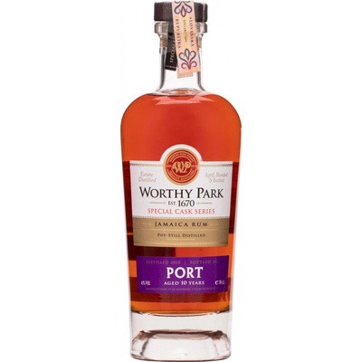 Worthy Park Port Finish 2010 45% 0,7 l (čistá fľaša)