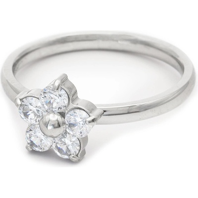 Bruno Prsten KVÍTEK s kamínky S4394