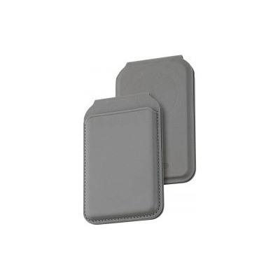 Leather Magsafe Foldable Cardholder Grey (DV550009)