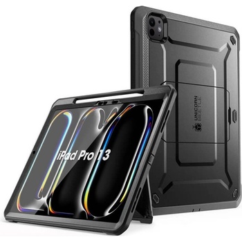 SUPCASE Противоударен Калъф за iPad Pro 13 (M4) 2024, SUPCASE Unicorn Beetle Pro Case, Черен (843439143005)