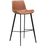 DAN-FORM Denmark Бар стол в цвят кафяв коняк (височина на седалката 74, 5 cm) Hype - DAN-FORM Denmark (200690634)