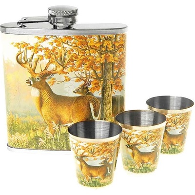 Placatka Jelen s pohárky – Zboží Mobilmania