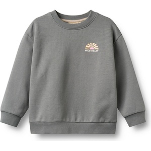 WHEAT Детски пуловер WHEAT Kid's Sweatshirt L/S Ellis Jumper - Flint - размер 92 (EU) (704-6243-0111)