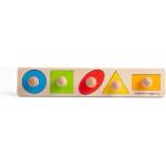 Bigjigs Toys - Дървено табло за съпоставяне на форми (BB040)
