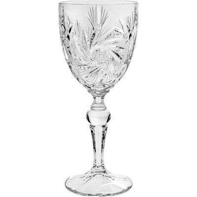 Bohemia Jihlava brúsené poháre na víno Pinwheel 6 x 260 ml