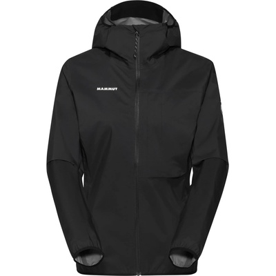 Mammut Дамско водоустойчиво яке Mammut Women's Ducan Light Hardshell Hooded Jacket Waterproof jacket - Black (102-5108-0113)