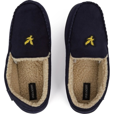 Lyle and Scott Aspen Moccasin Slipper - Navy