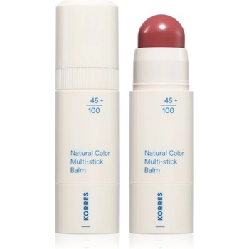 Korres Natural Color Multi-Stick Balm мултифункционален грим за устни и скули цвят Vintage Rose 4.5 гр