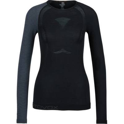 Ortovox Дамско мериносово термобельо Ortovox Women's 120 Comp Light Long Sleeve Merino base layer - Black Raven II (115-0991-0314)
