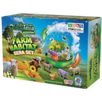 Nikola Tesla Образователен комплект Nikola Tesla - Ферма в хабитат, 11 части (70133)