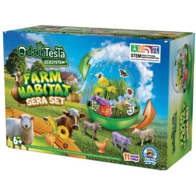 Nikola Tesla Образователен комплект Nikola Tesla - Ферма в хабитат, 11 части (70133)