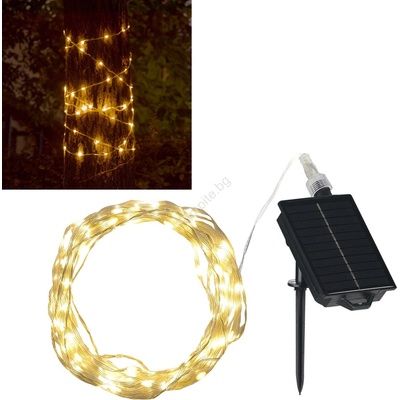 Polux LED Соларен декоративни лампички LED/3, 7V 1800 mAh 10 m IP44 + дистанционно управление (SA2309)