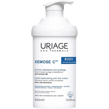 Uriage Xemose C8+ Липидо-възстановяващ крем, 400 ml